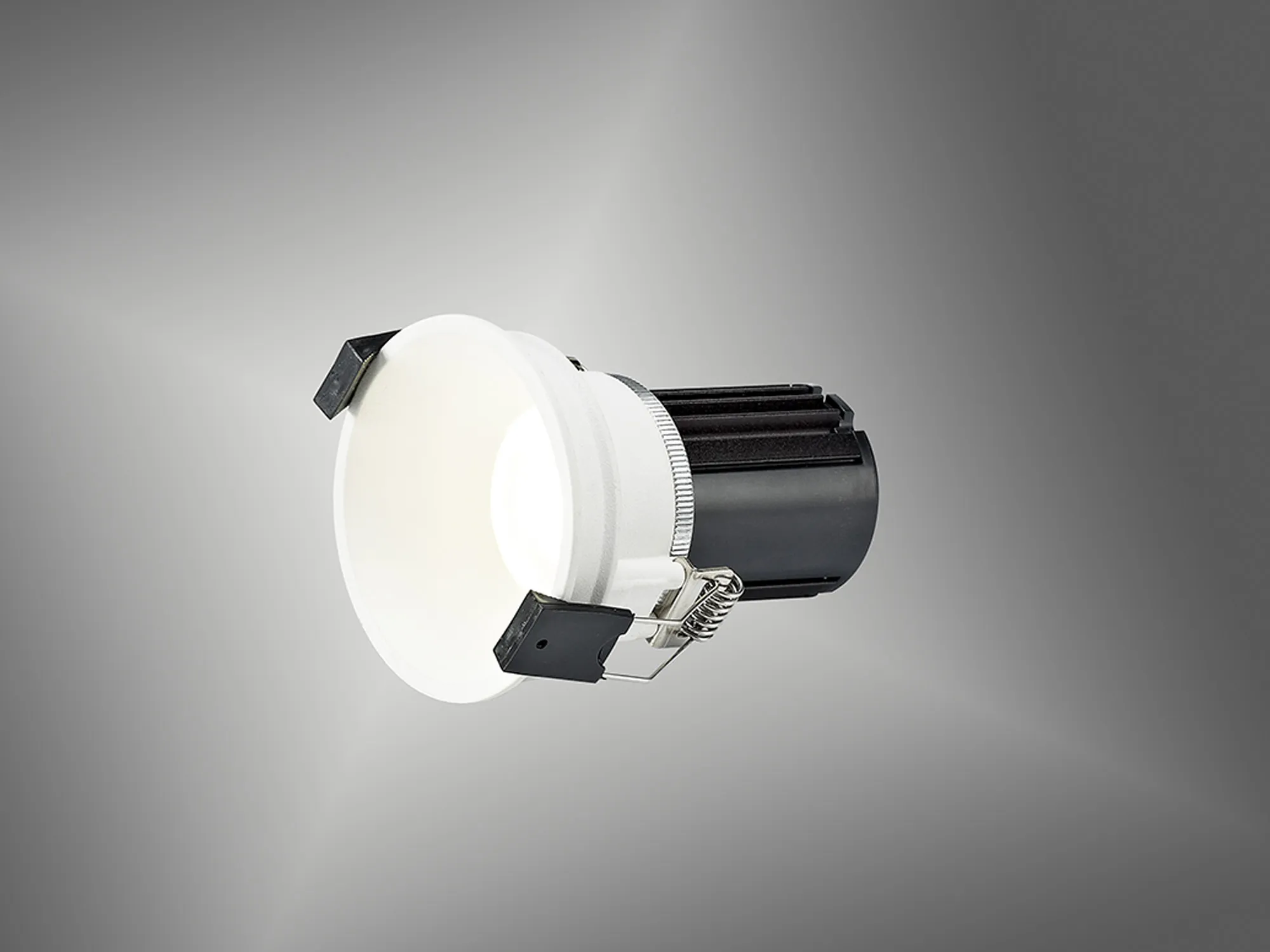 DM201613  Bania 12 Tridonic Powered 12W 4000K 1200lm 36° , 300mA CRI>90 LED Engine White Fixed Recessed Spotlight, Cut Out: 76mm, IP65, 5yrs Warranty
